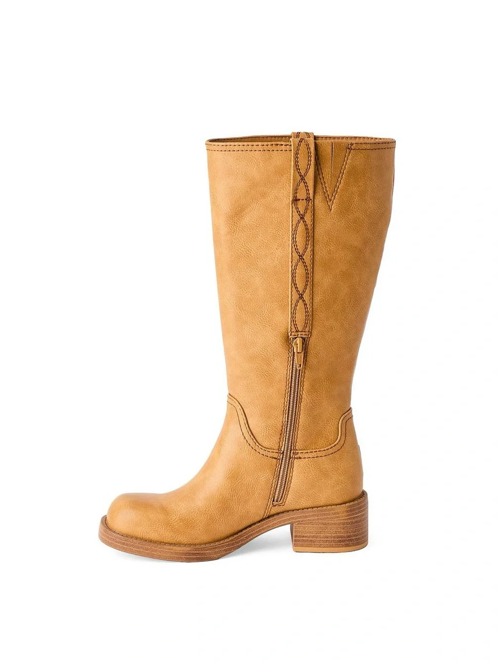 No Boundaries Women’s Tall Riding Boots Wide Width Casual Style Color Honey 🍯